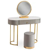 Туалетный столик Mebel Elite Sandy Металл / Золото