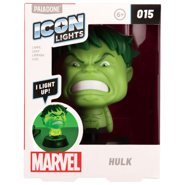 Светодиодная лампа Paladone Marvel Hulk Icon Зеленый photo 5