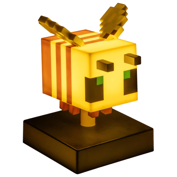 Светодиодная лампа Paladone Minecraft Bee Icon Желтый photo 3
