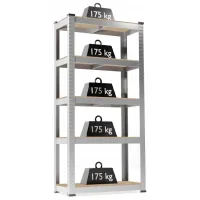 Etajeră GardenLine GWI5870 Gray / MDF photo 2