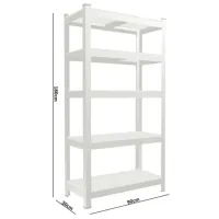 Etajeră GardenLine GWI7361 Black / MDF photo 4