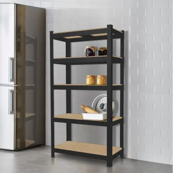 Etajeră GardenLine GWI7361 Black / MDF photo 5