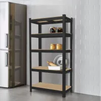 Etajeră GardenLine GWI7361 Black / MDF photo 5