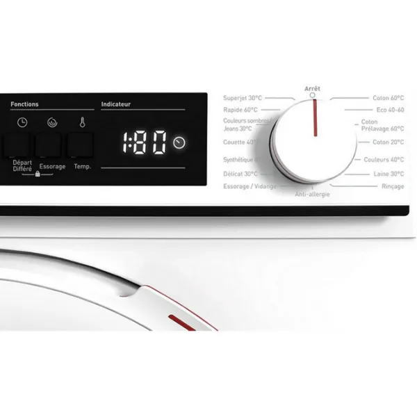Mașină de spălat SHARP ES-NFA014DWNA-EE 10 kg / 1400 rpm / White photo 3