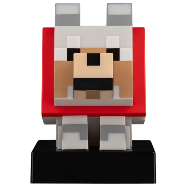 Lampă LED Paladone Minecraft Wolf Icon Gray photo 1