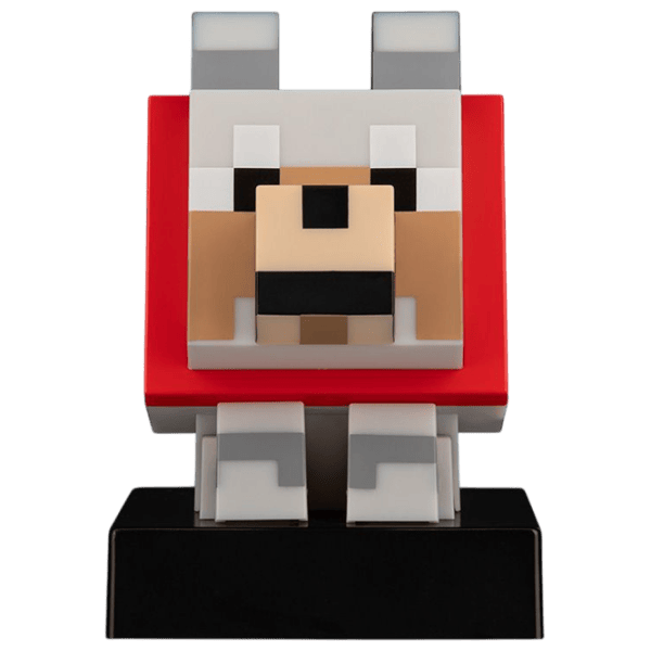 Lampă LED Paladone Minecraft Wolf Icon Gray photo 1