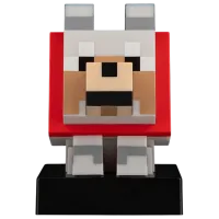 Светодиодная лампа Paladone Minecraft Wolf Icon Серый