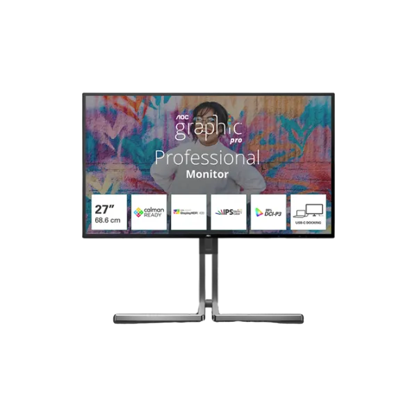 Monitor AOC U27U3CV 27" 4K 60 Hz / 4 ms / Black photo 1