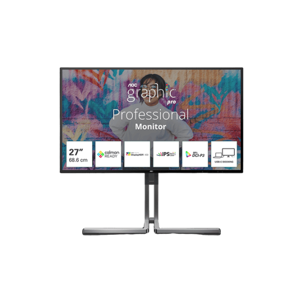 Monitor AOC U27U3CV 27" 4K 60 Hz / 4 ms / Black photo 1