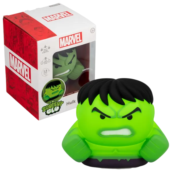 Lampă LED Paladone Marvel Hulk SquishyGlo Green photo 5
