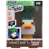 Светодиодная лампа Paladone Minecraft Chicken Jockey Icon Белый photo 3