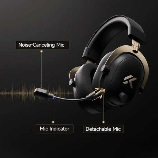 Căști Mchose V9 Turbo Gold Black Fără fir/ Gaming photo 3