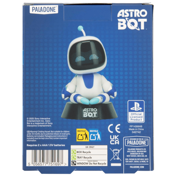 Светодиодная лампа Paladone Astrobot Icon Белый photo 4