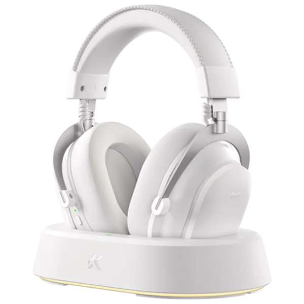 Наушники Mchose V9 Turbo Серебристый Icy White Беспроводные/ Игровой photo 1