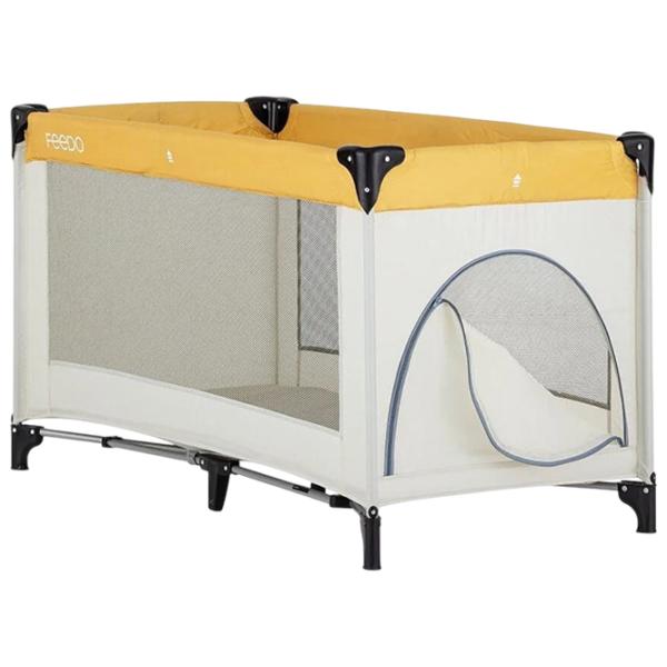 Pat pentru copii Feedo Mustard 0 luni - 3 ani / Beige photo 3