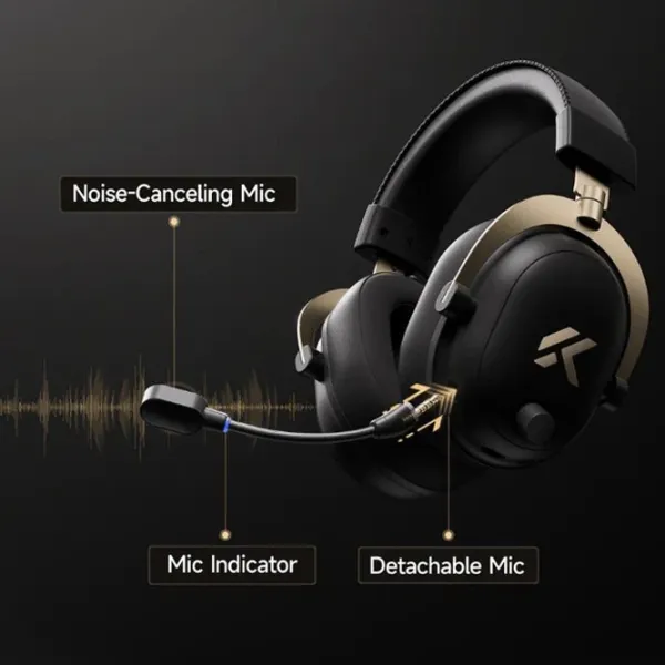 Căști Mchose V9 Turbo Gray Black Fără fir/ Gaming photo 6