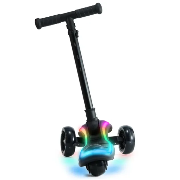 Trotinetă pentru copii cu trei roți KinderKraft Raket (KRRAKE00BLU0000) 50 kg/ Black photo 3