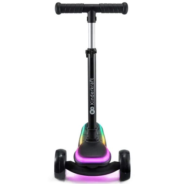 Trotinetă pentru copii cu trei roți KinderKraft Raket (KRRAKE00BLU0000) 50 kg/ Black photo 8