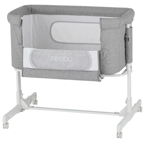 Pat pentru copii Feedo Compact 2in1  - / Gray photo 1