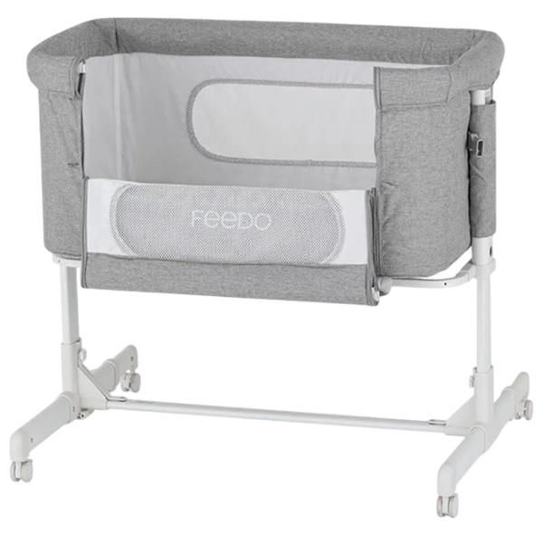 Pat pentru copii Feedo Compact 2in1  - / Gray photo 1