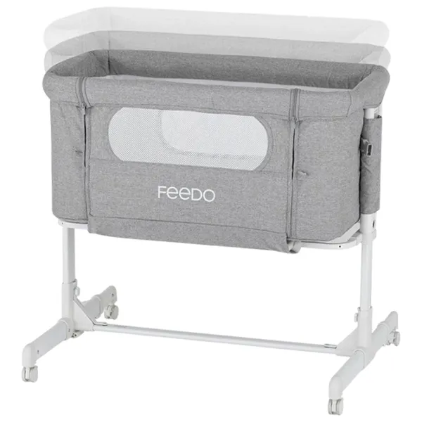 Pat pentru copii Feedo Compact 2in1  - / Gray photo 3