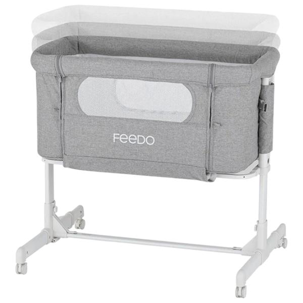 Pat pentru copii Feedo Compact 2in1  - / Gray photo 3