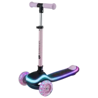 Детский трёхколёсный самокат KinderKraft Raket (KRRAKE00PNK0000) 50 кг/ Розовый