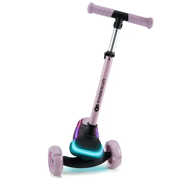 Детский трёхколёсный самокат KinderKraft Raket (KRRAKE00PNK0000) 50 кг/ Розовый photo 5