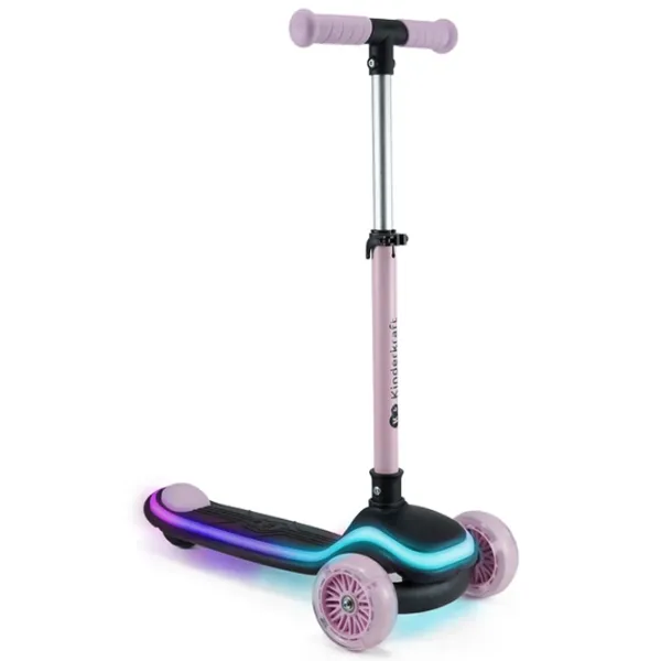 Детский трёхколёсный самокат KinderKraft Raket (KRRAKE00PNK0000) 50 кг/ Розовый photo 7