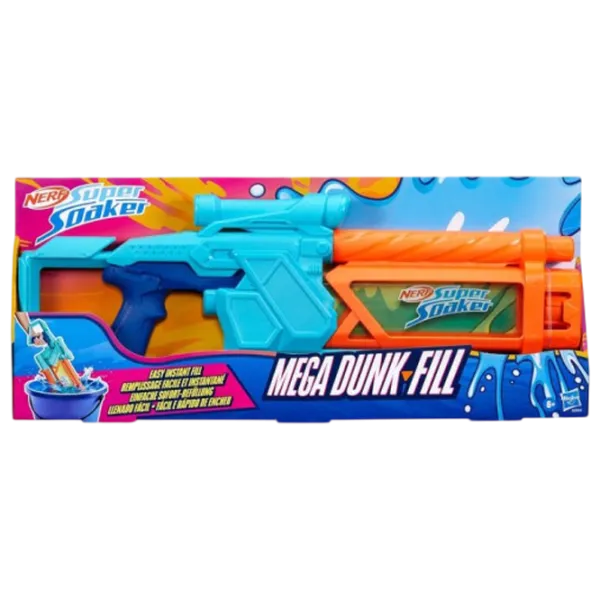 Водяной пистолет Nerf Mega Dunk Fill G0999 6+ / Вода / Синий photo 6
