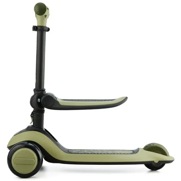 Детский трёхколёсный самокат KinderKraft Halley (KRHALL00GRE0000) 20 кг/ Зеленый photo 4