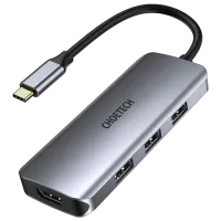Adaptor Choetech HUB-M19 USB Type-C / Gray
