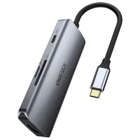 Adaptor Choetech HUB-M19 USB Type-C / Gray photo 3