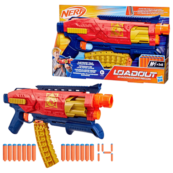 Бластер Nerf Loadout Blaster Shadowspeed Recon G1759 8+ / Стрел / Красный photo 5