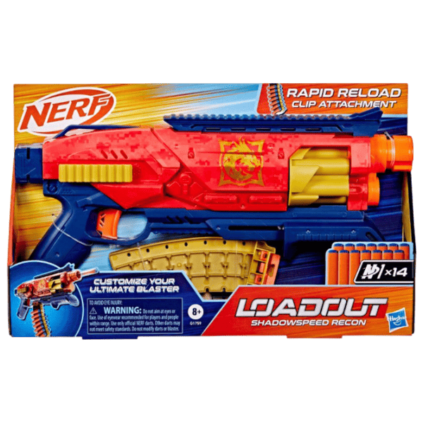 Бластер Nerf Loadout Blaster Shadowspeed Recon G1759 8+ / Стрел / Красный photo 7