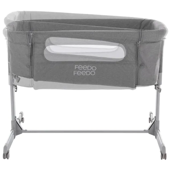 Pat pentru copii Feedo 2 in 1  - / Gray photo 5