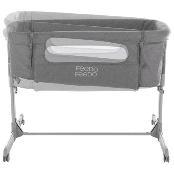 Pat pentru copii Feedo 2 in 1  - / Gray photo 5