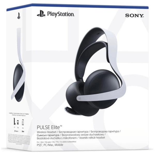 Căști Sony Pulse Elite Black White Fără fir/ Gaming photo 7