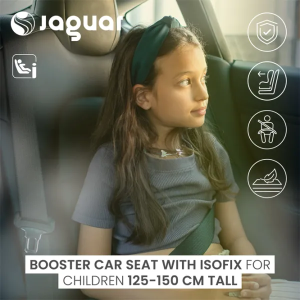Scaun auto Caretero JAGUAR I-SIZE  7 ani - 12 ani / 36 kg / Black photo 11