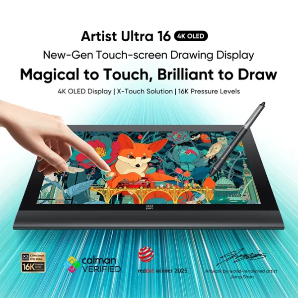 Tabletă grafică XP Pen Artist Ultra 16 A3 / Black photo 2