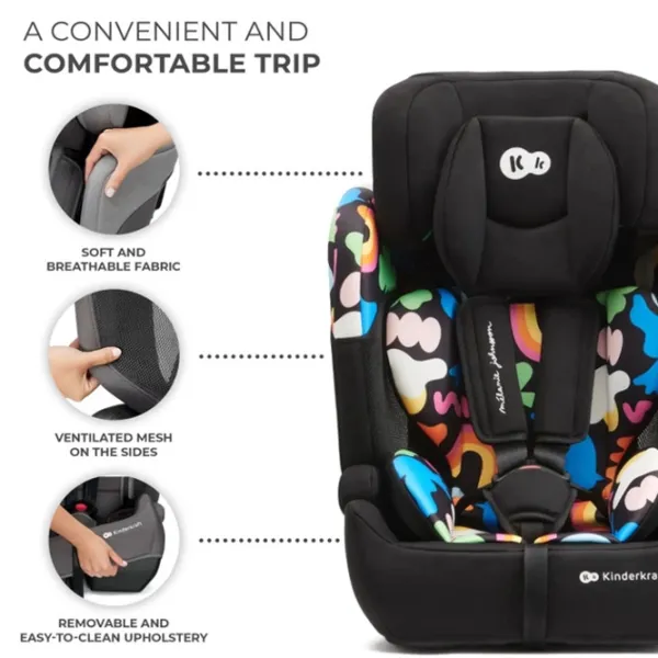 Детское автокресло KinderKraft Comfort Up 2  9 месяцев - 12 лет / 36 кг / Черный photo 9