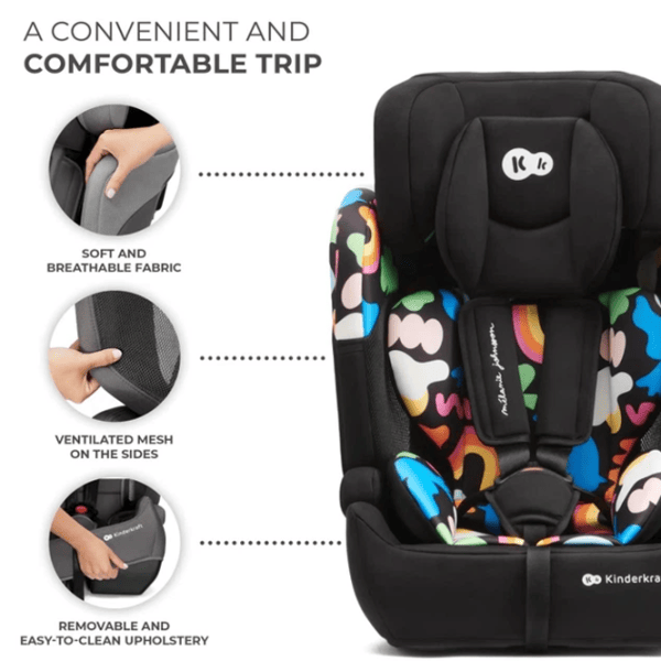 Детское автокресло KinderKraft Comfort Up 2  9 месяцев - 12 лет / 36 кг / Черный photo 9