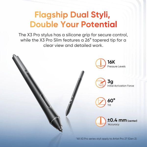 Tabletă grafică XP Pen Artist Pro 27 4K Gen 2 A3 / Black photo 5