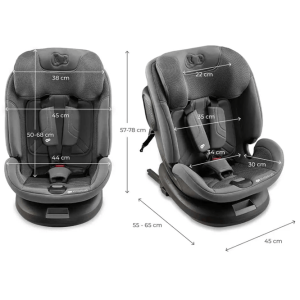 Scaun auto KinderKraft Xpedition 3  0 luni - 12 ani / 36 kg / Gray photo 11