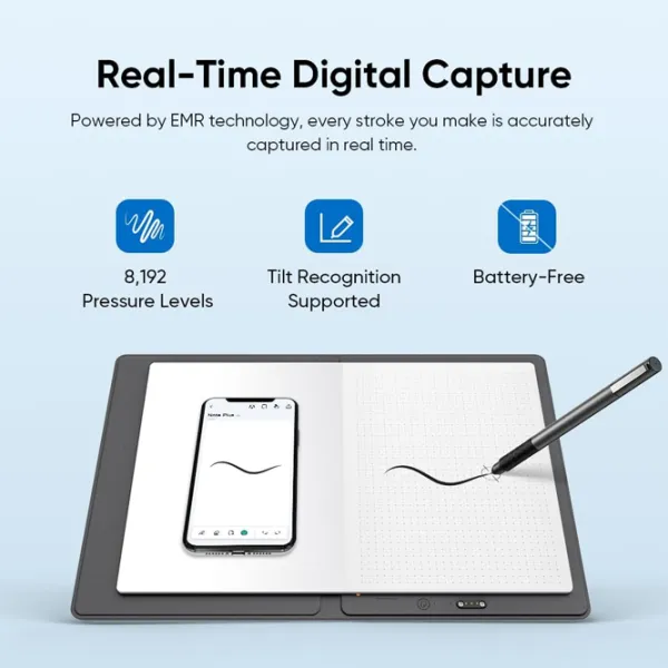 Tabletă grafică XP Pen Note Plus A5 / Gray photo 3