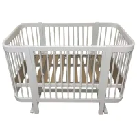 Детская кровать Lionelo Kuzea Elza 0 месяцев - 5 лет / White Gray photo 2