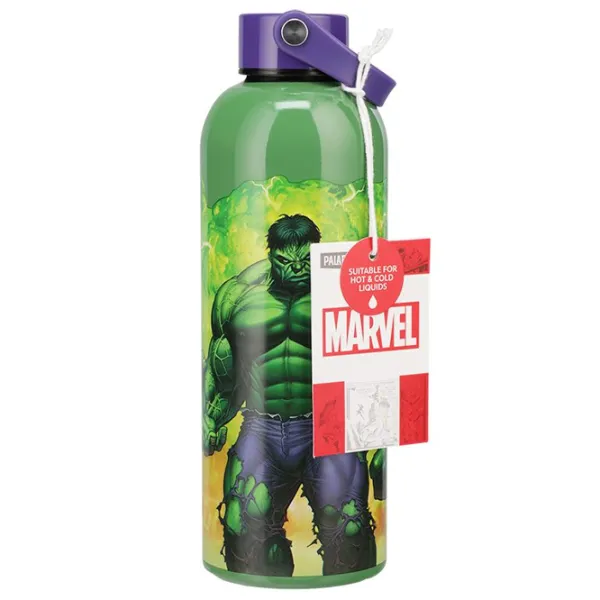 Sticlă pentru apă Paladone Hulk Metal Water Bottle Green photo 4