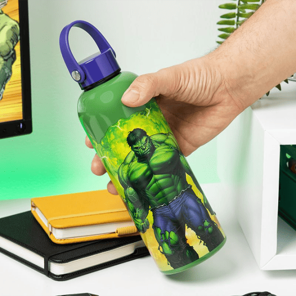 Sticlă pentru apă Paladone Hulk Metal Water Bottle Green photo 5