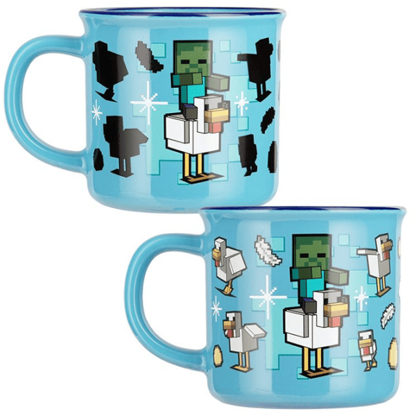 Cană Paladone Minecraft Chicken Jockey Heat Change Mug 350 ml photo 3