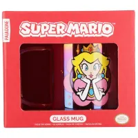 Cană Paladone Super Mario Princess Peach Iridescent Glass Mug 370 ml photo 3